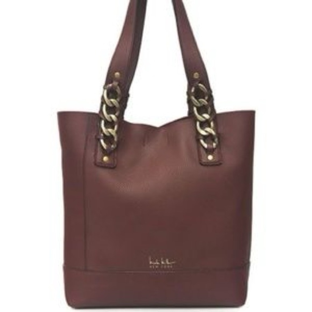 Nicole Miller Calliope Tote Handbag in Merlot